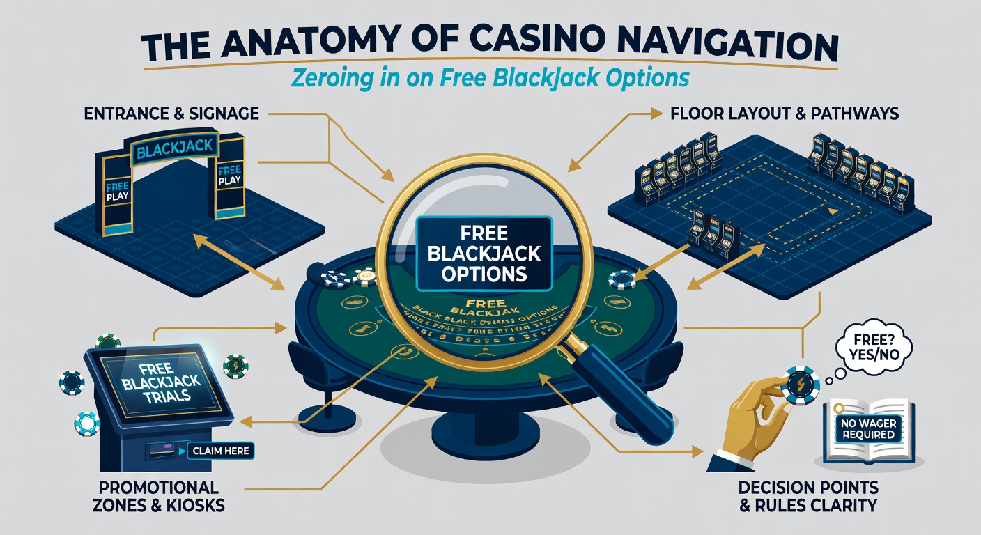 Close-up of casino sidebar menu with expanded blackjack free-play options on a mobile device
